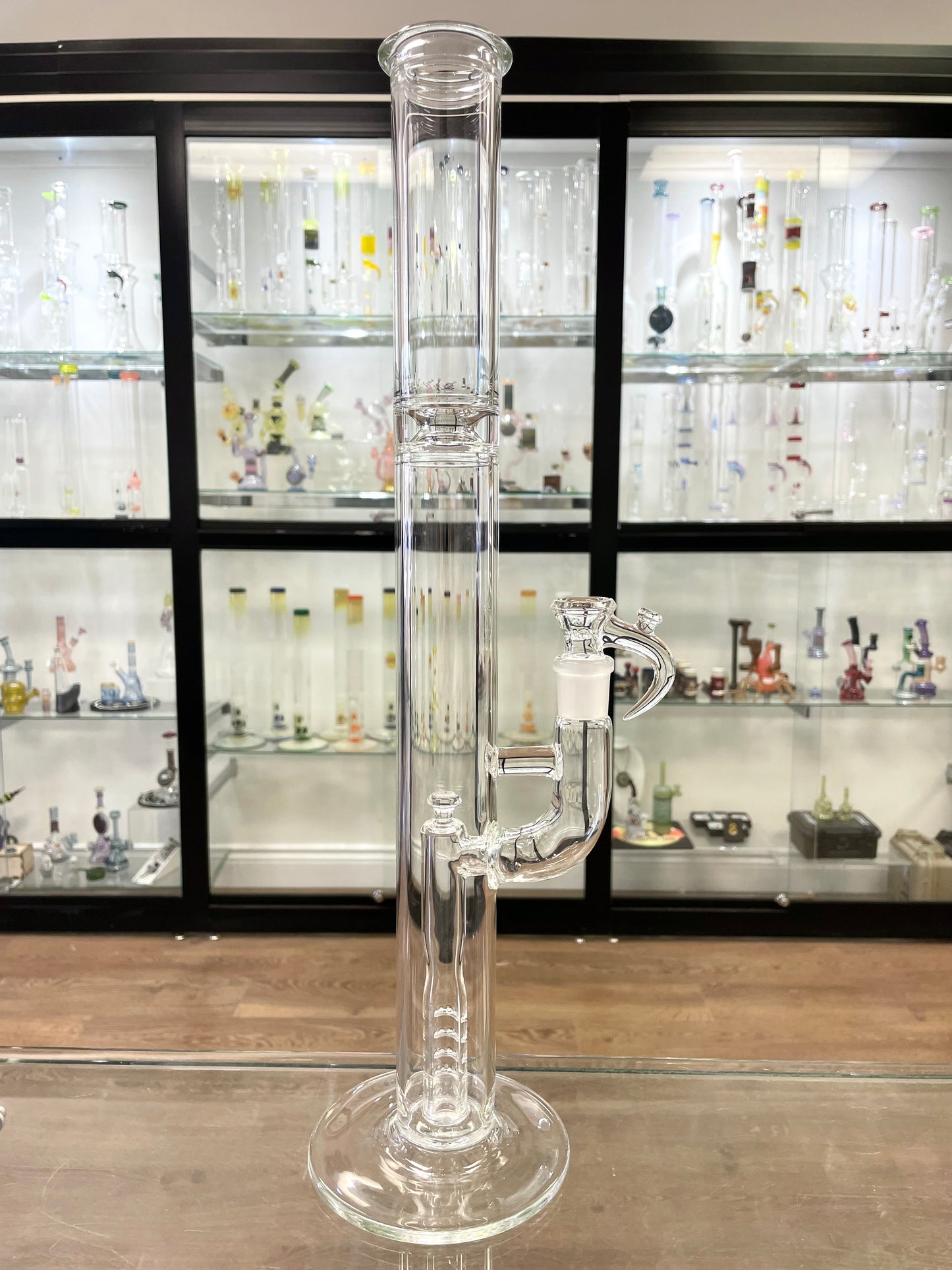 Jamms Straight Tube w/ Staircase Perc - Clear