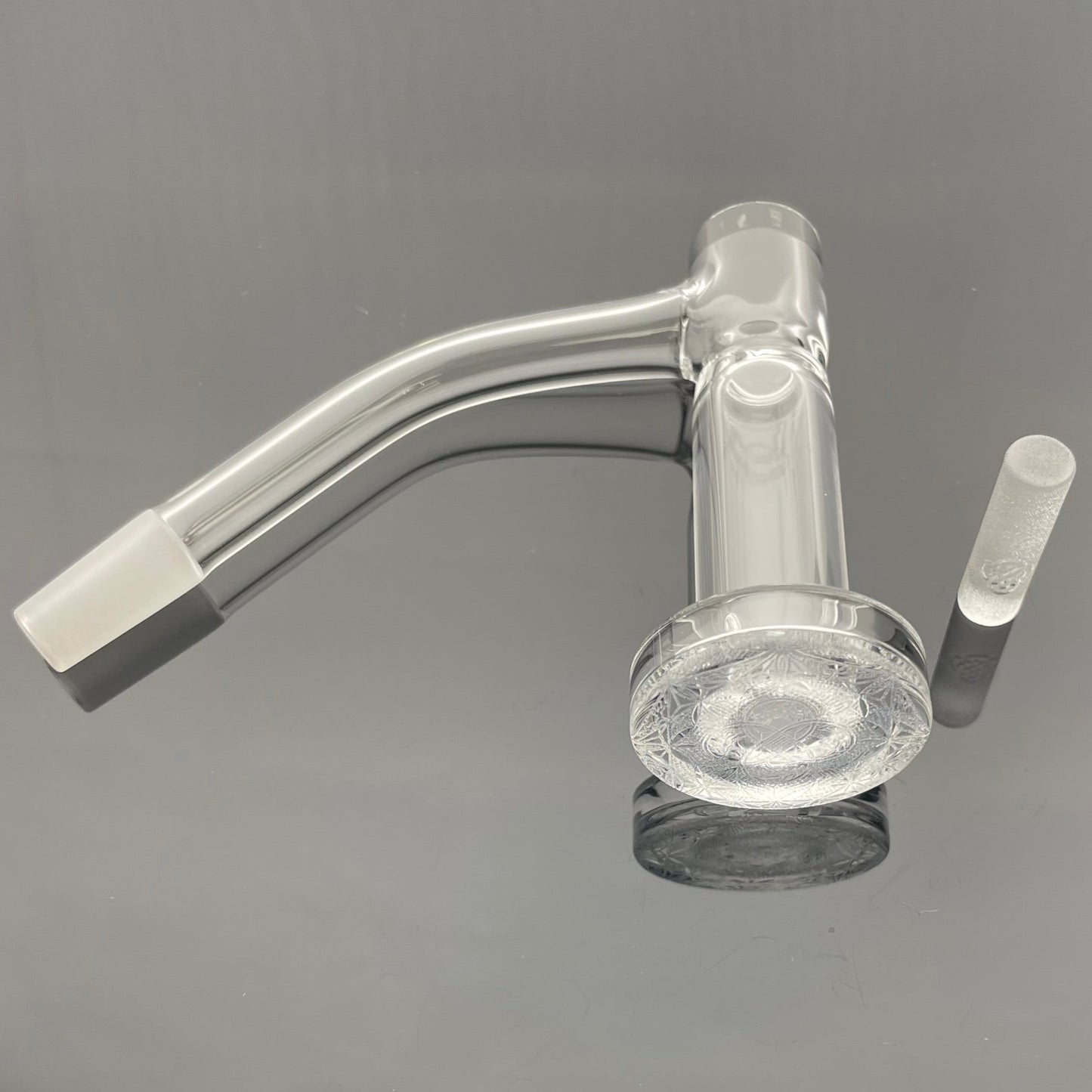 Eternal Quartz Terpguard Slurper - Clear w/ Lattice Pillar