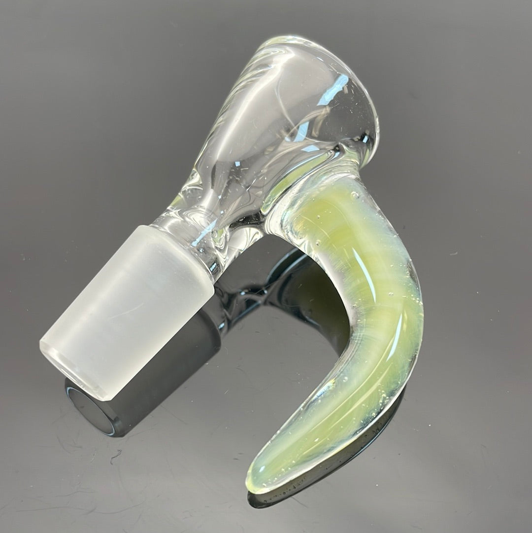 Green Belt Clear Horn Bowl 14mm 1 Hole