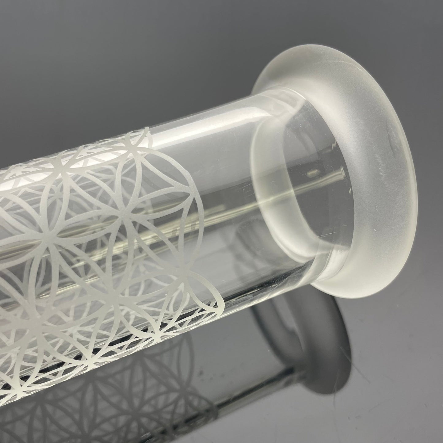 Gnob Glass 44mm 16.5" Reactor Stemline w/ Sandblasting - #4