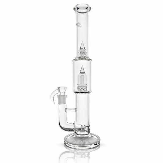 Sovereignty Stemline 16mm 3 Cut 360 DownGrid to Mini Grid Dome w/ Splash Guard Clear Tube