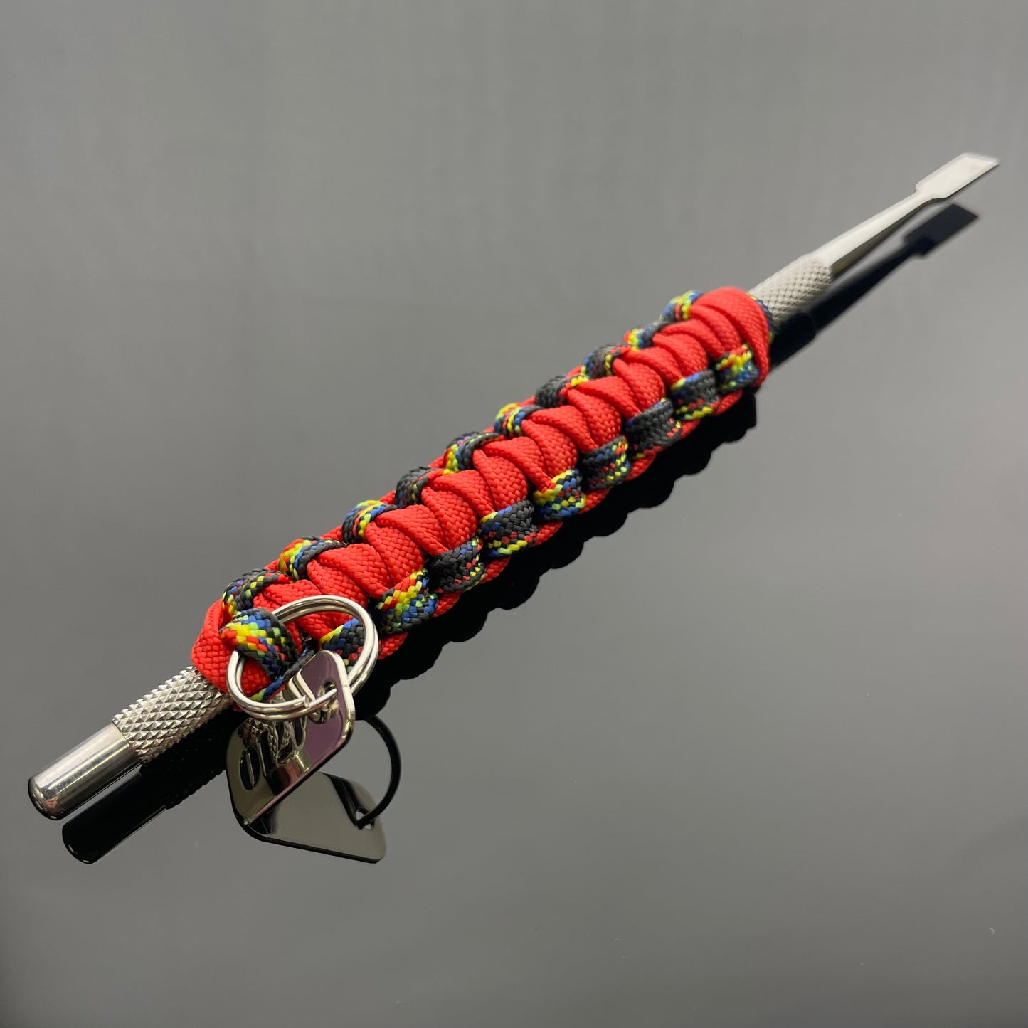 Dabbaratus Stainless Steel Wrapped Dabber w/ Chisel Tip - Various Colours