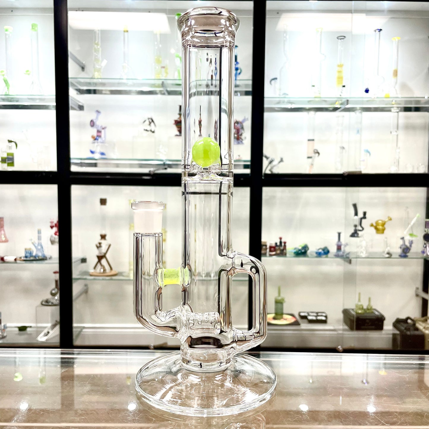 Green Belt Marble Splash Guard Tube w/ Drain