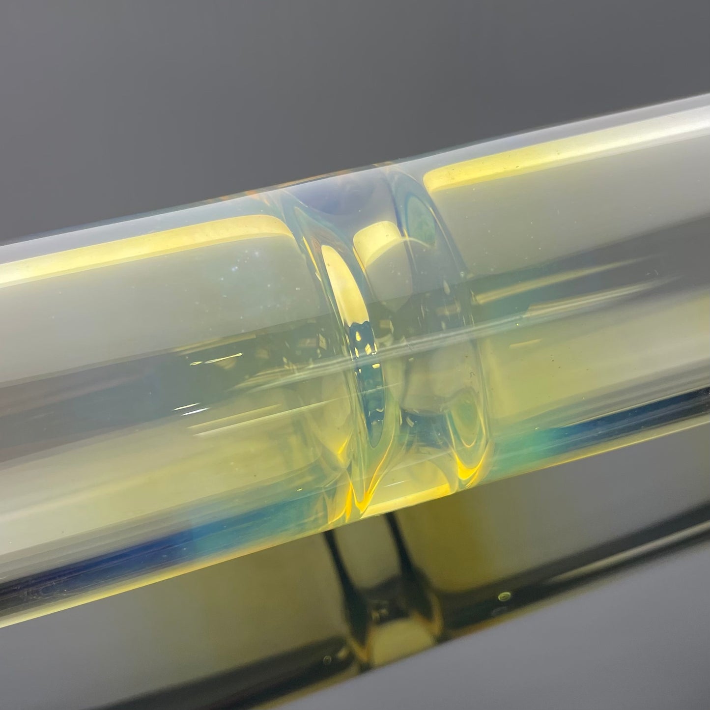 Jamms Straight Tube w/ 360° Pillar Perc - Clear w/ Fuming