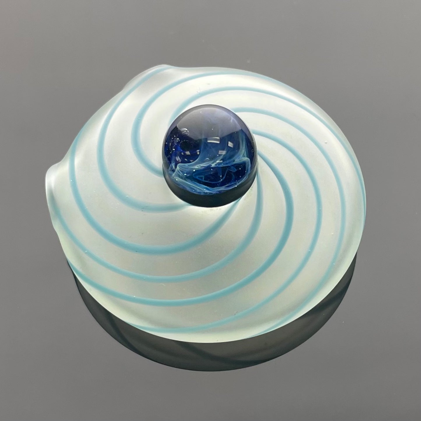 Campfire Glass Hollow Swirl Pendant