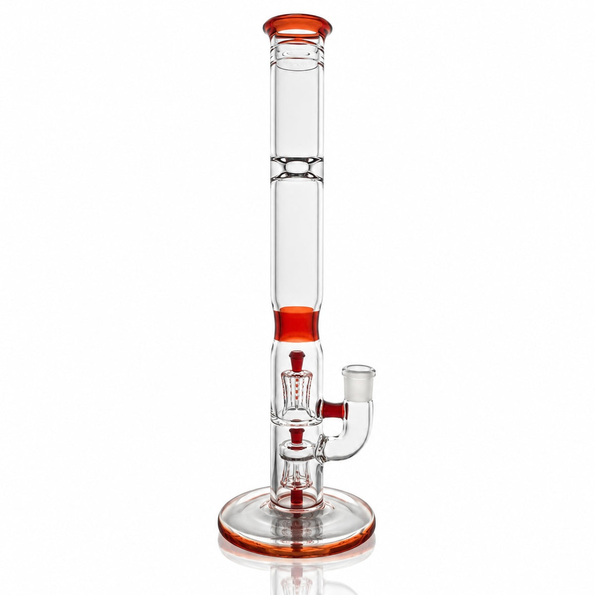 Jamms Full Accent Double Diamond Tube w/ Colour Band & Restriction - Ruby Slippers