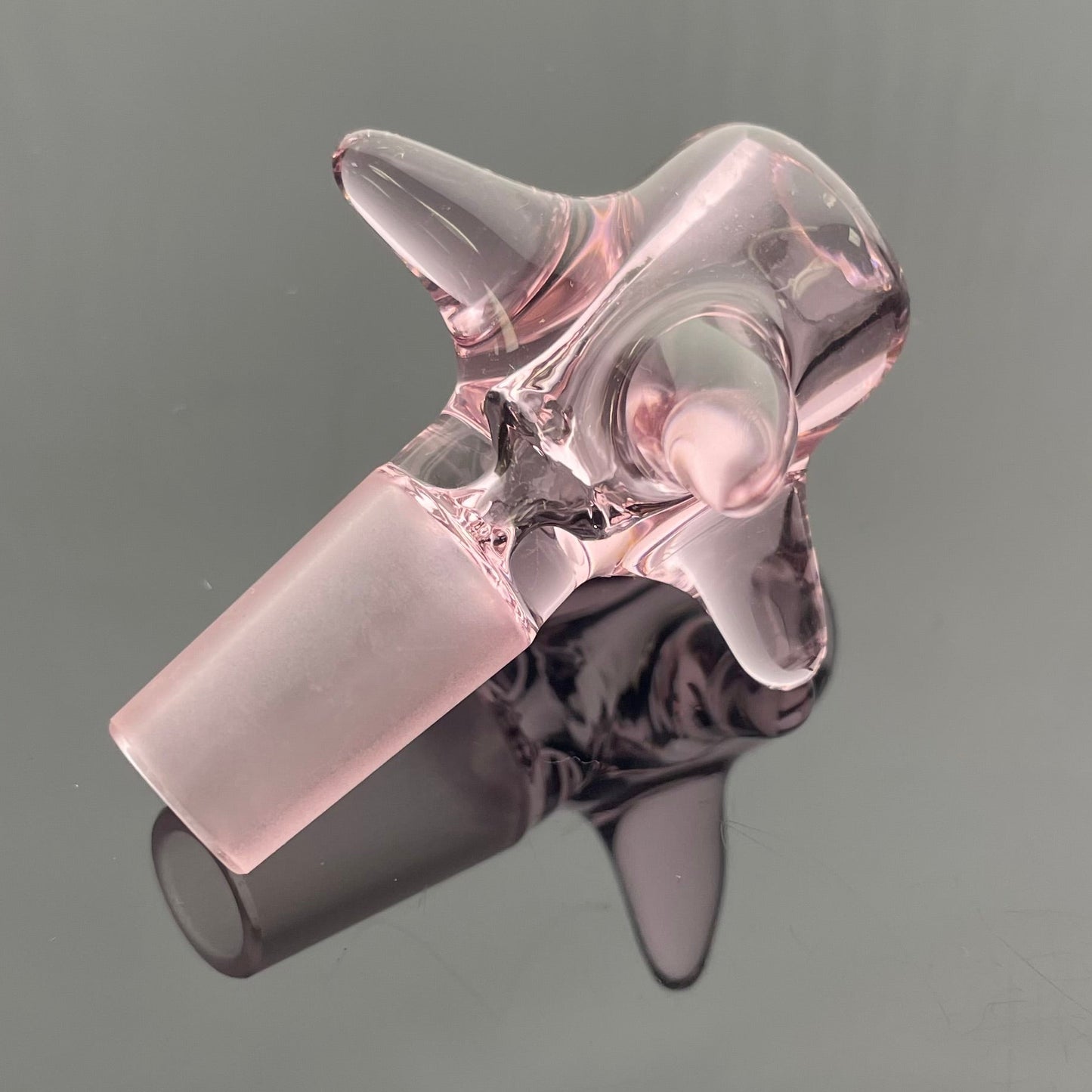 Glass With Jeremy 14mm 1 Hole 4 Horn Bowl