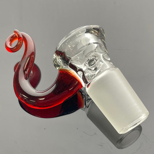 Discobox Clear Bowl w/ Horn 18mm 4 Hole