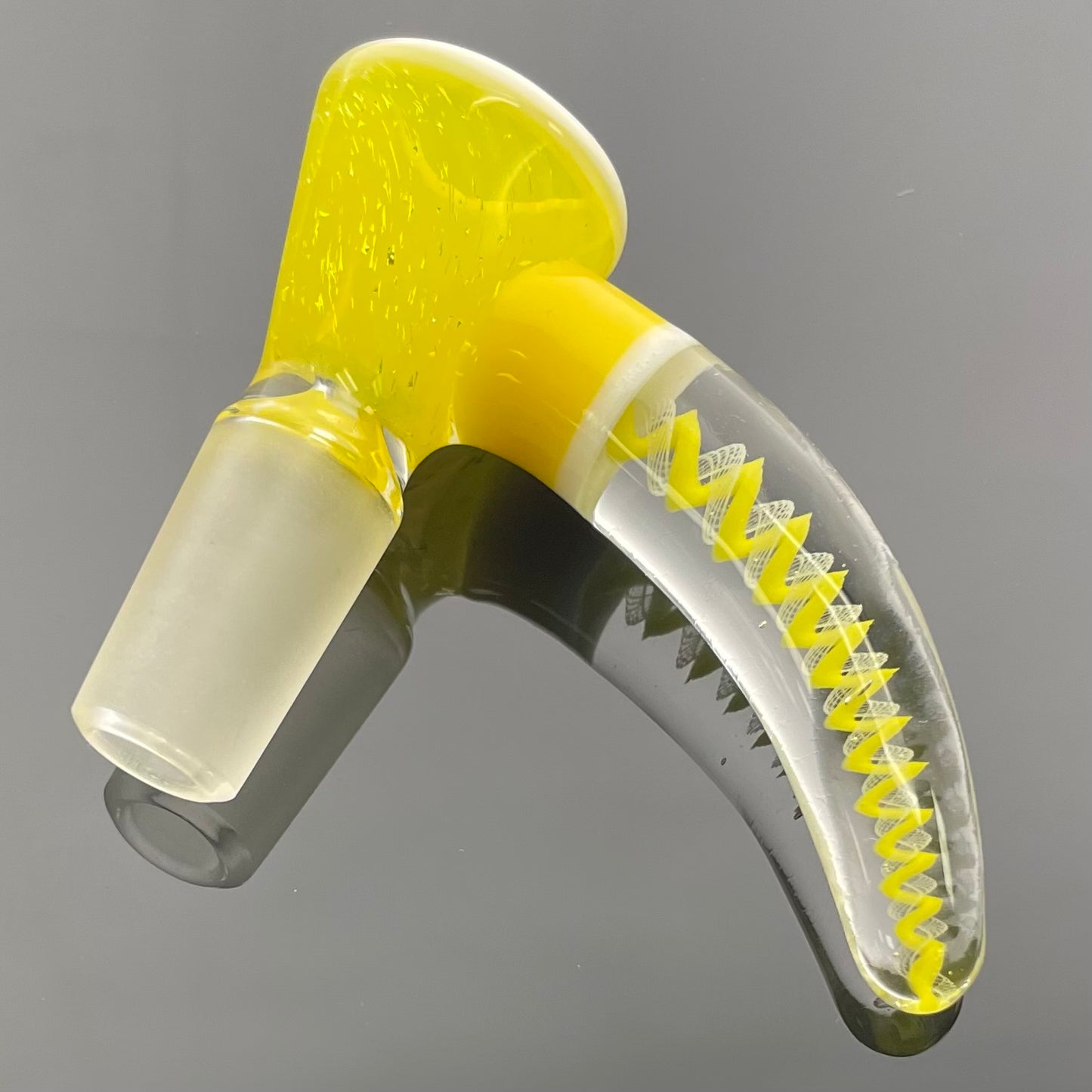 Glass With Jeremy 14mm Worked Horn Bowl w/ UV Accents - Various Colours