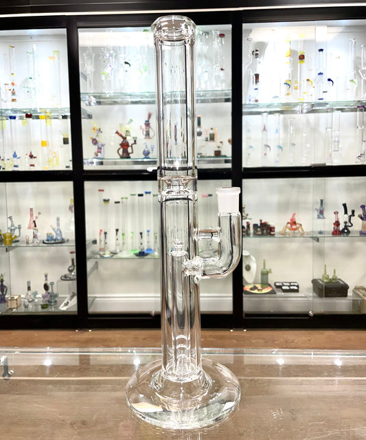 Jamms Straight Tube w/ 180° Pillar Perc - Clear