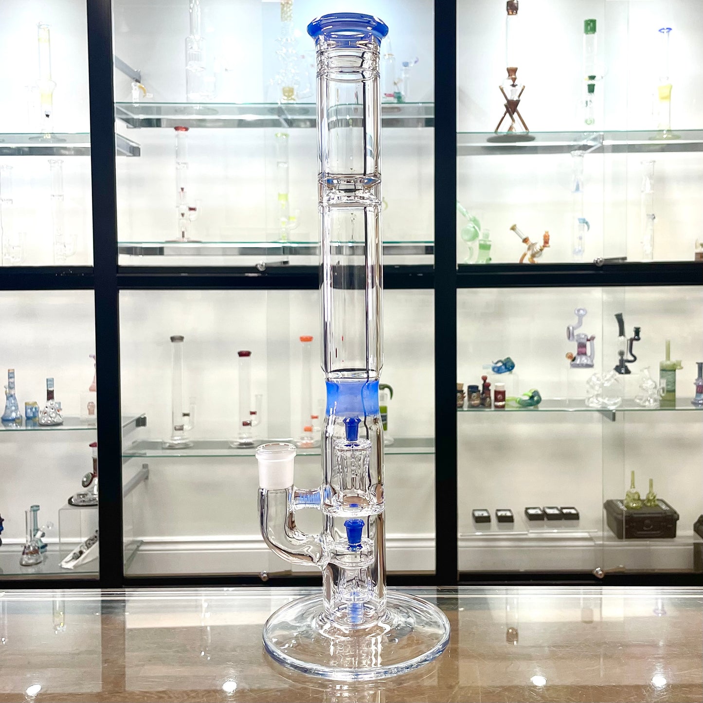 Jamms Full Accent Double Diamond Tube w/ Colour Band & Restriction - Neptune