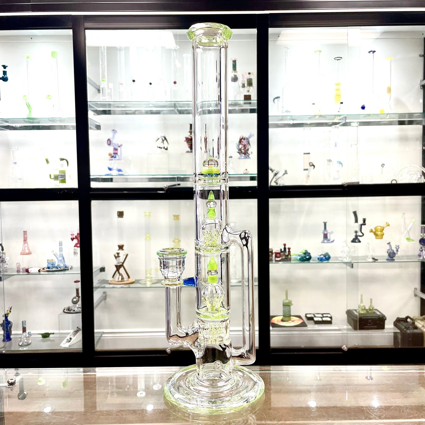 Blazed 44mm 3 Line Tree Tube - Slyme Accents w/ Opal