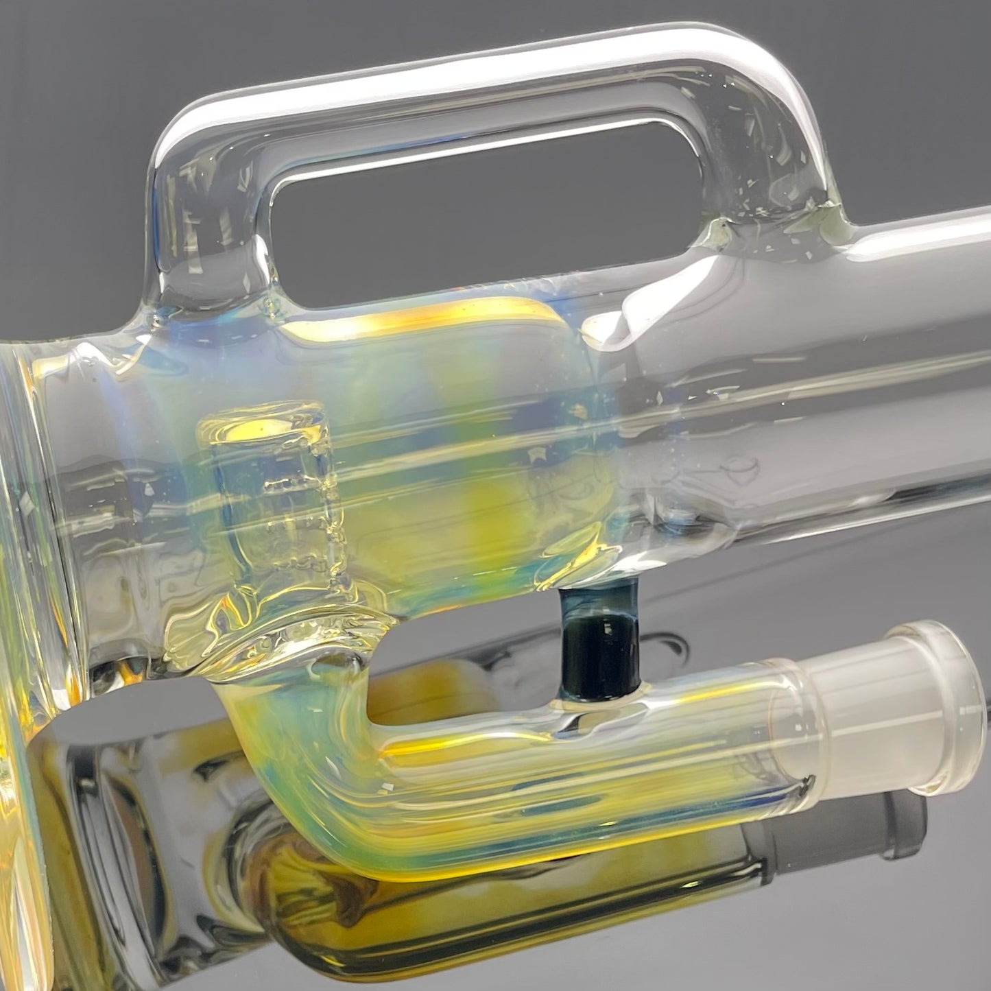 Green Belt Colour Accented Fume Stemline Drain Tube - Fade to Black