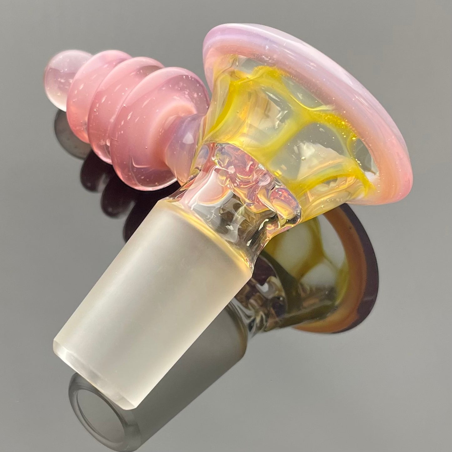 Red Heady Dual Uptake Honeycomb Fab Recycler Tube