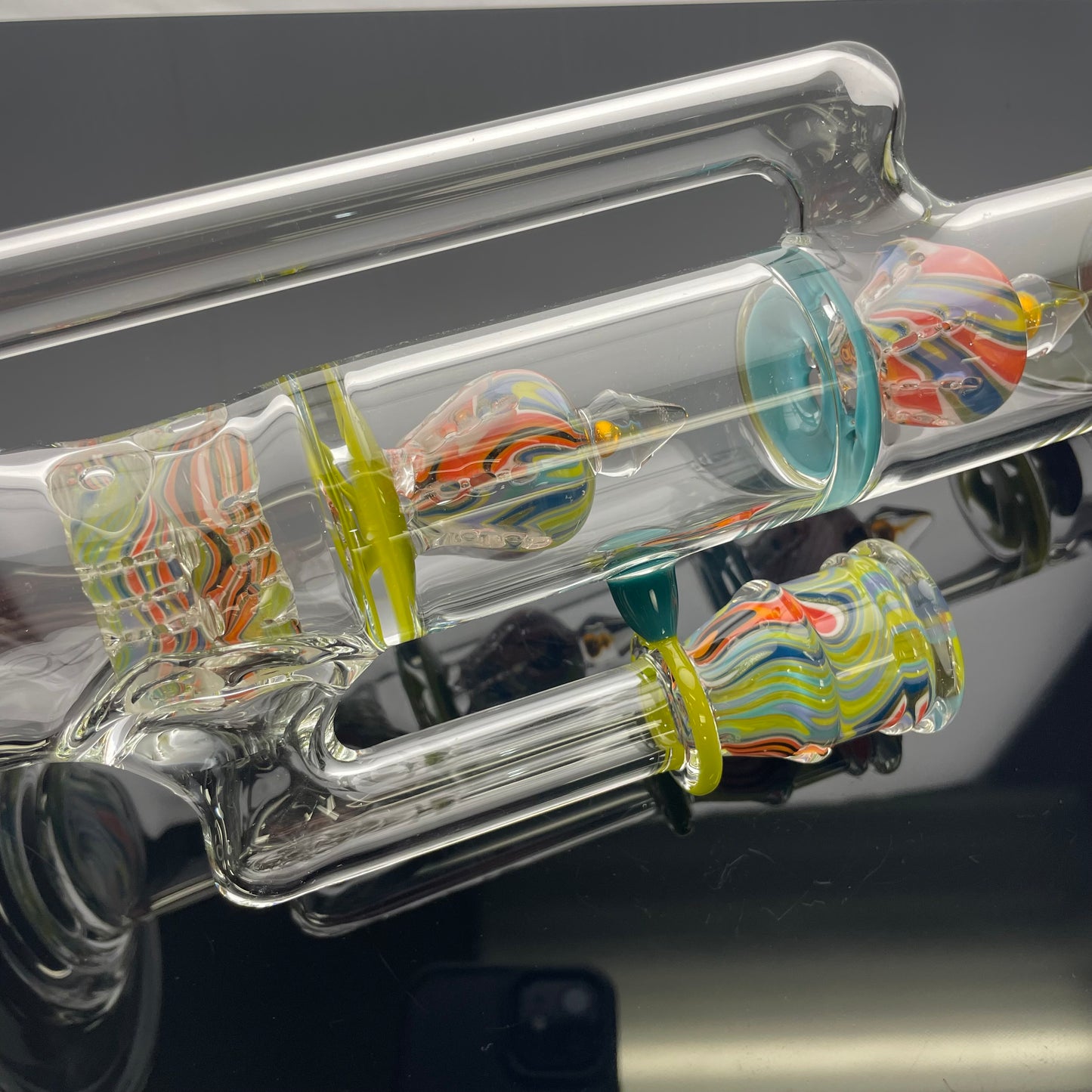 Blazed Worked 44mm 3 Line Tree Cycler Tube - Coogi