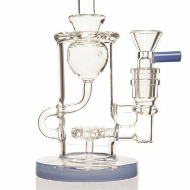 Unbranded 7" Colour Accented Klein Recycler w/ 14mm Bowl