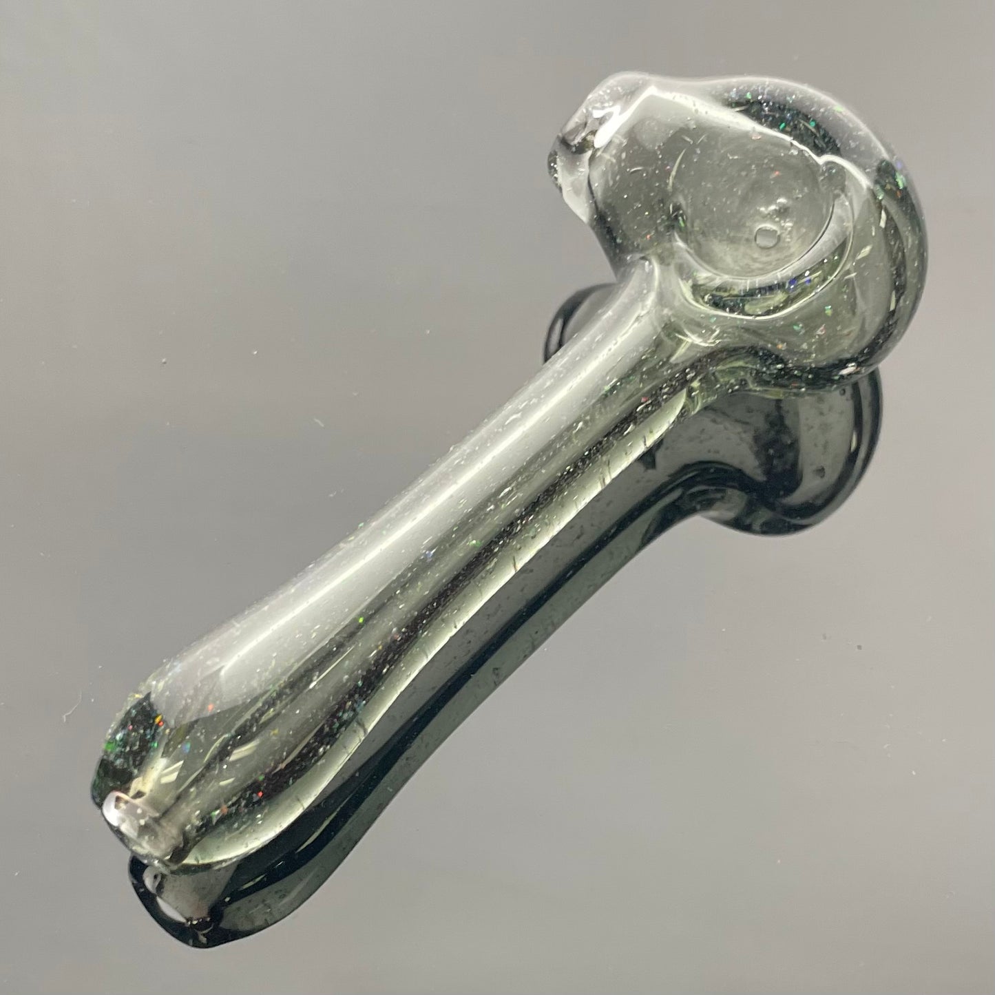 Shine Glass 4" Crushed Opal Hand Pipe