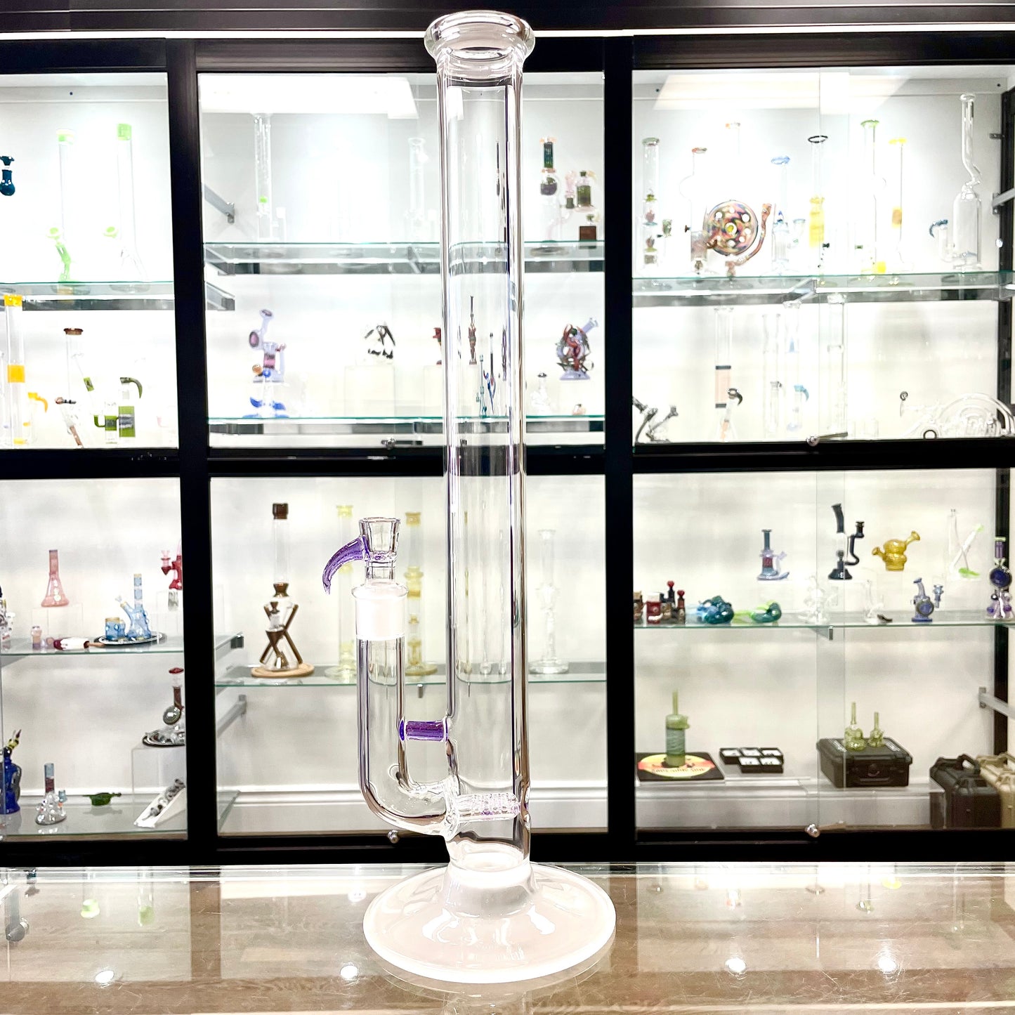 Gore Glass 44mm Partial Colour Accented Dual Stem