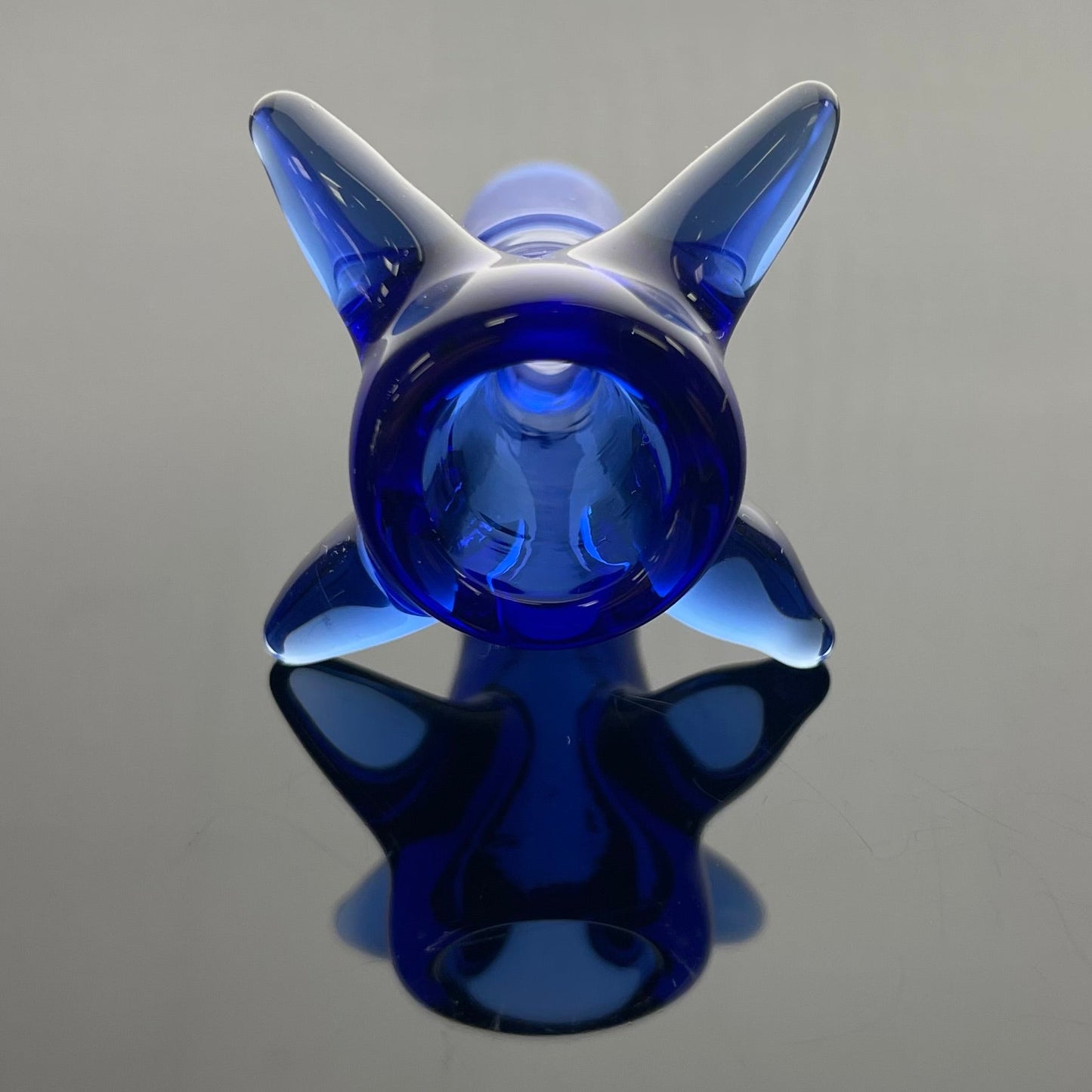 Glass With Jeremy 14mm 1 Hole 4 Horn Bowl