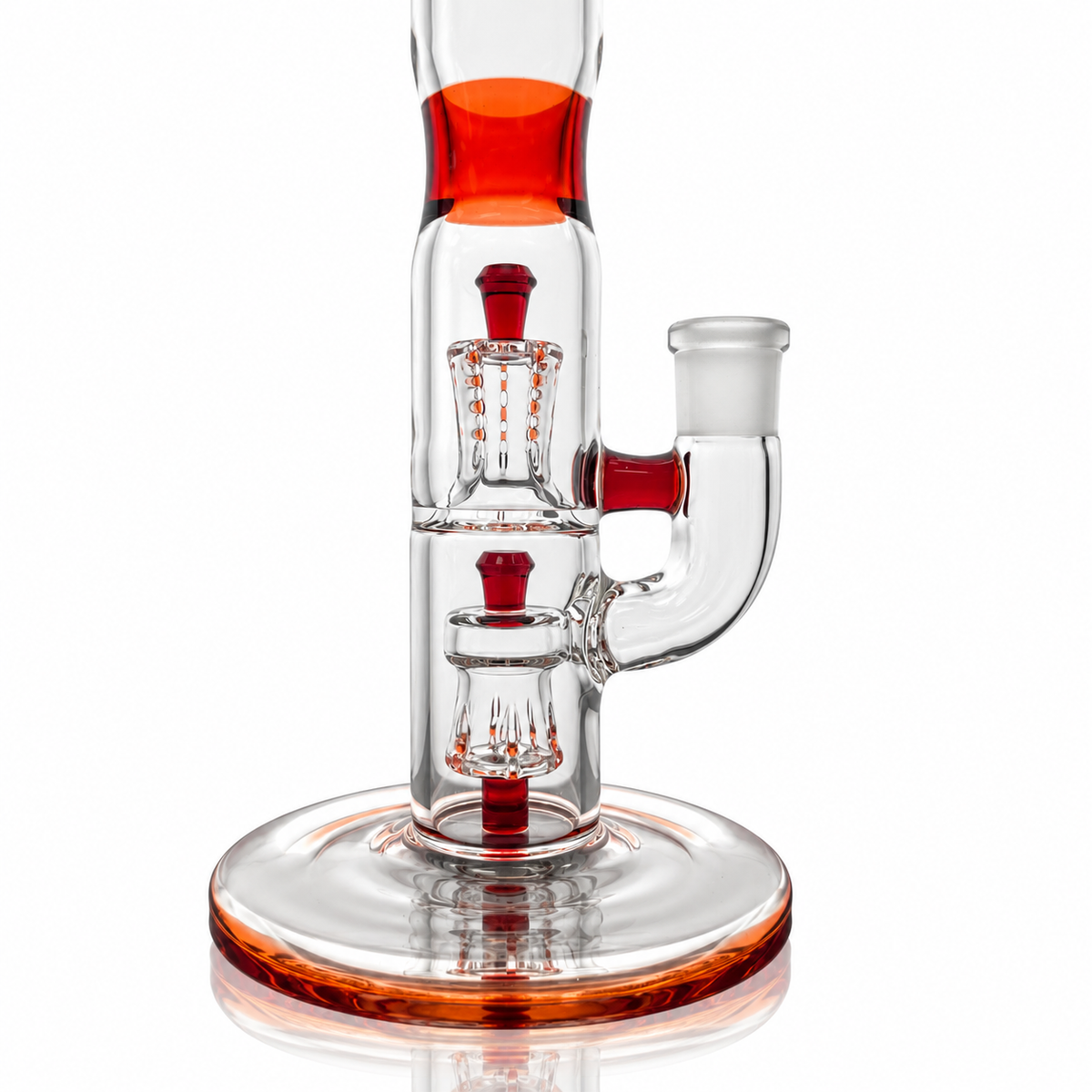 Jamms Full Accent Double Diamond Tube w/ Colour Band & Restriction - Ruby Slippers