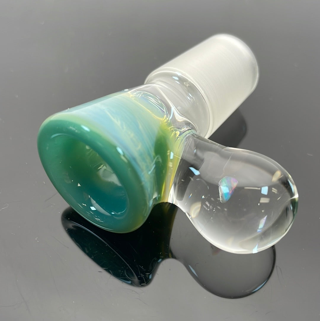 Green Belt Full Colour Bowl 18mm 4 Hole w/Opal