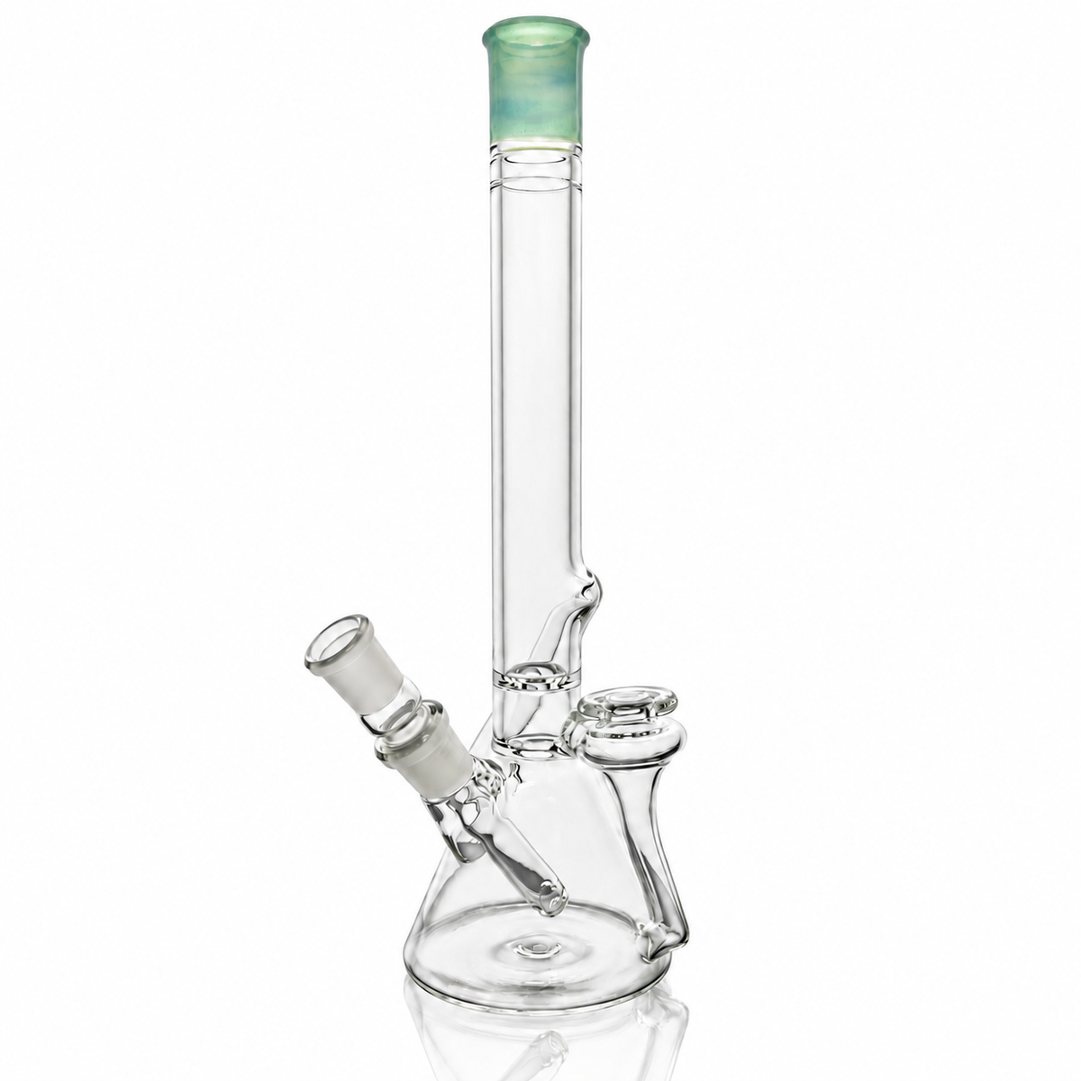 Discobox Colour Accented Removable Double Recycler Beaker - Sea Slyme