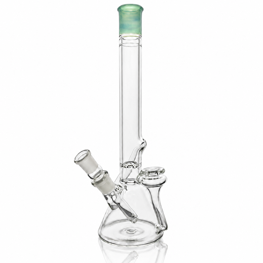Discobox Colour Accented Removable Double Recycler Beaker - Sea Slyme