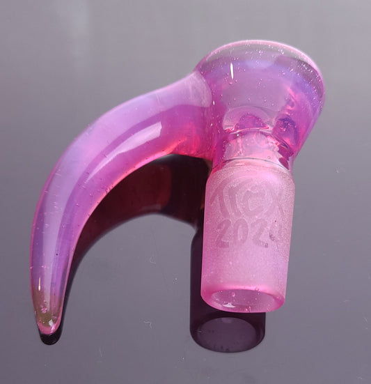 T-Rex 18mm 4 Hole Bowl - Exp Rose Gold Phoenix w/ Handground Joint