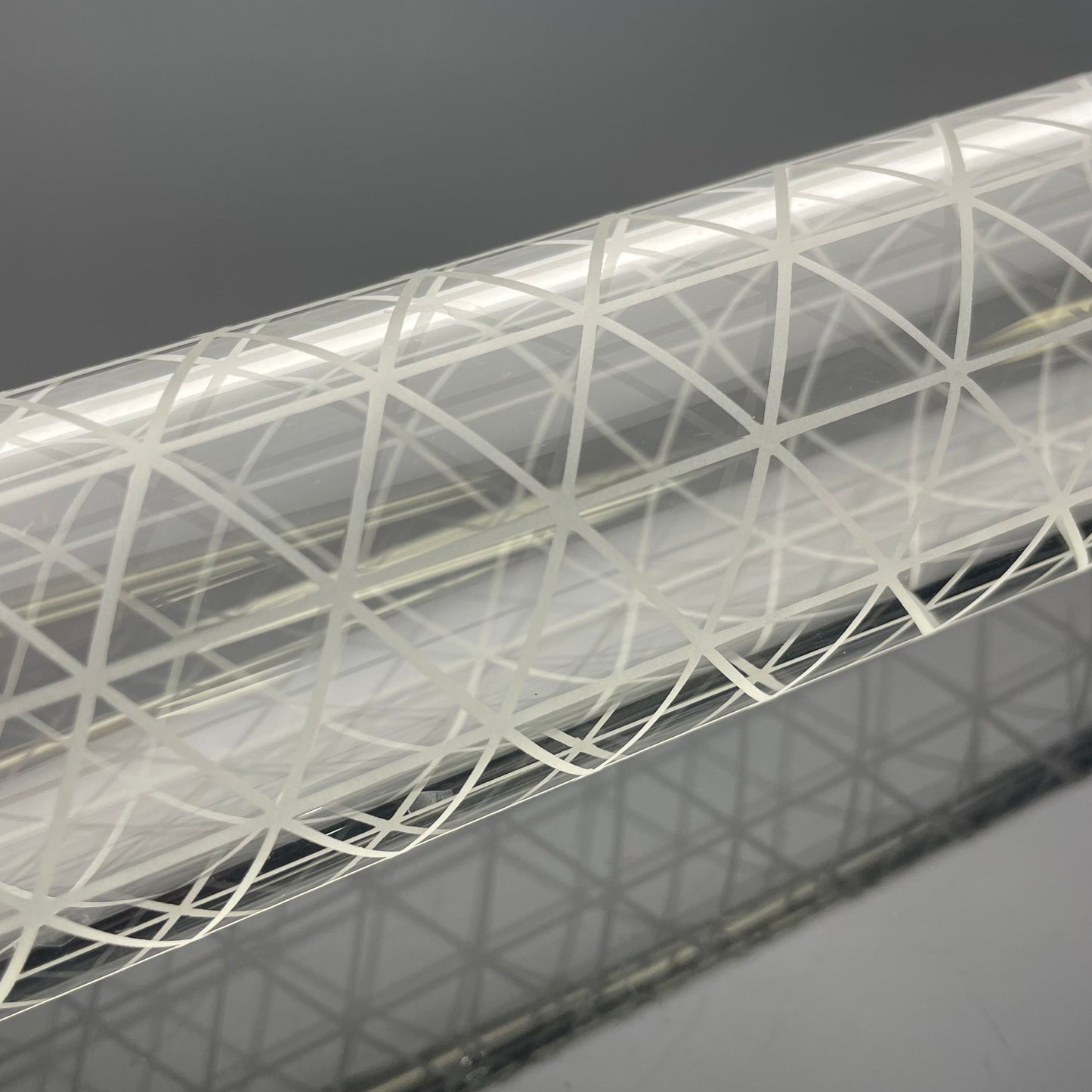 Gnob Glass 44mm 16" Reactor Stemline w/ Sandblasting - #8