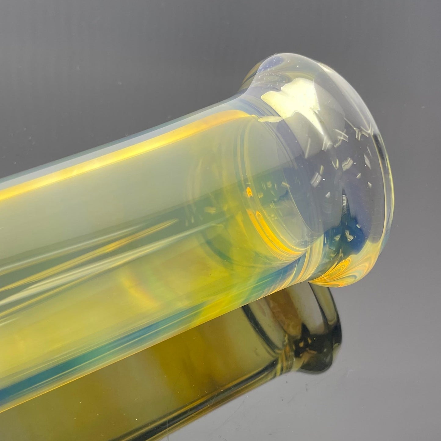 Green Belt Colour Accented Fume Stemline Drain Tube - Purple Lollipop