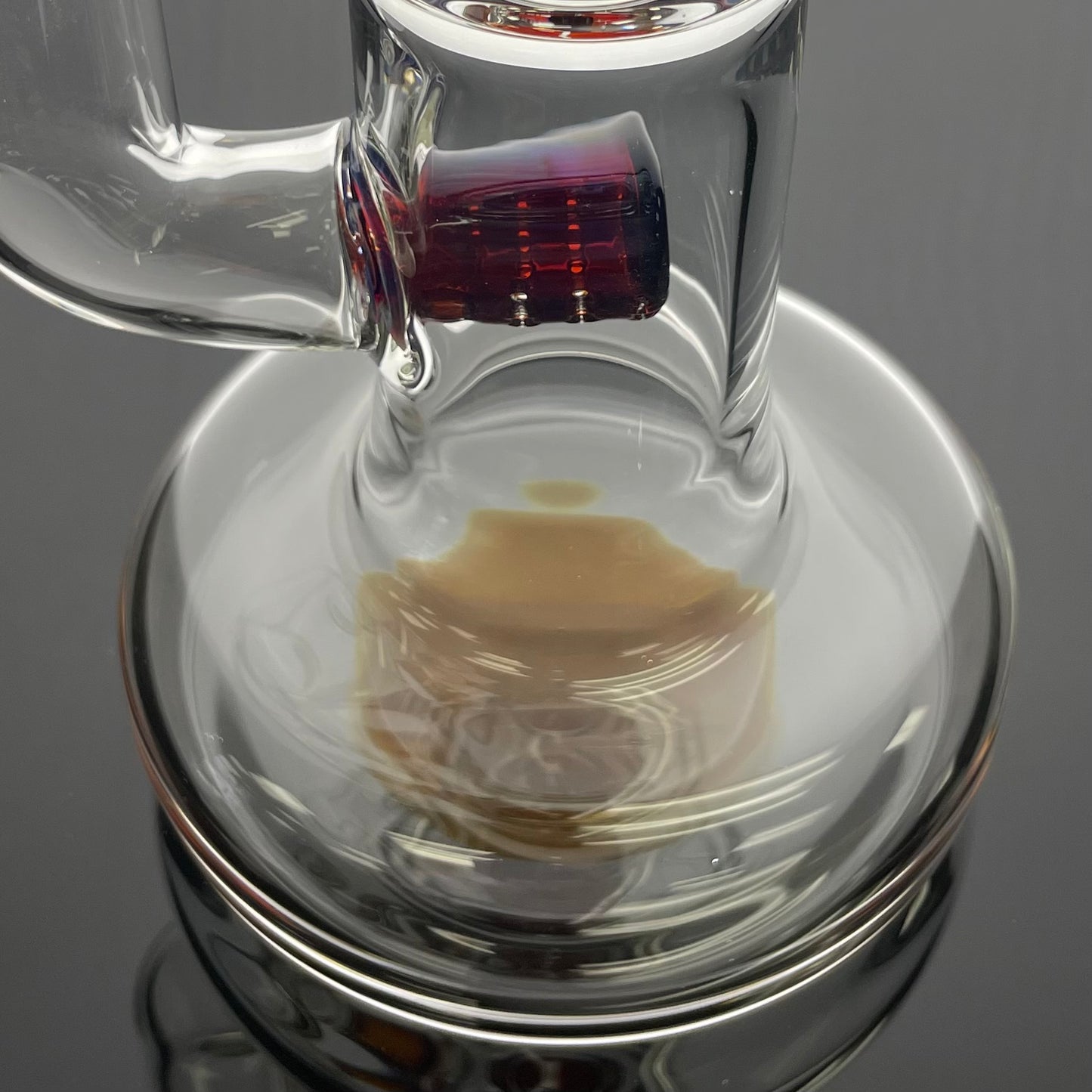 Green Belt Colour Accented Stemline Tube w/ Imperial & Hollow Foot - Amber Purple