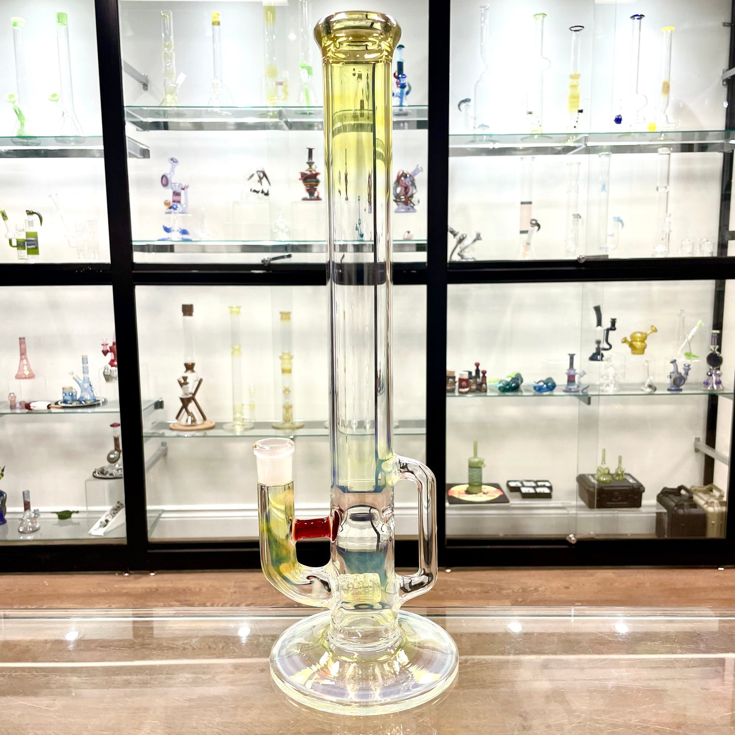 Green Belt Colour Accented Fume Stemline Drain Tube - Pomegranate