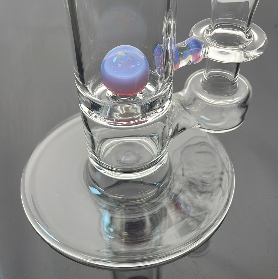 Discobox 17.5" Natty Perc Straight Tube w/ Fume Mouth