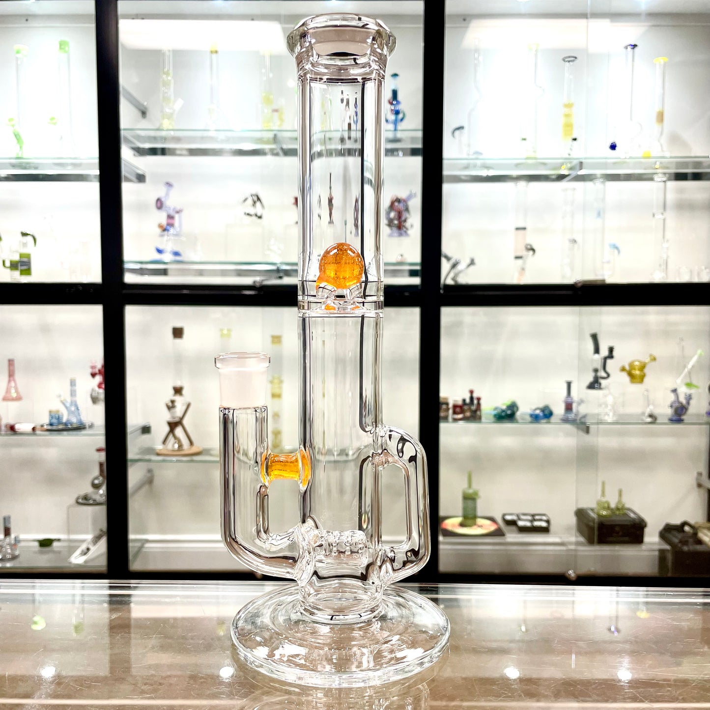 Green Belt Marble Splash Guard Tube w/ Drain