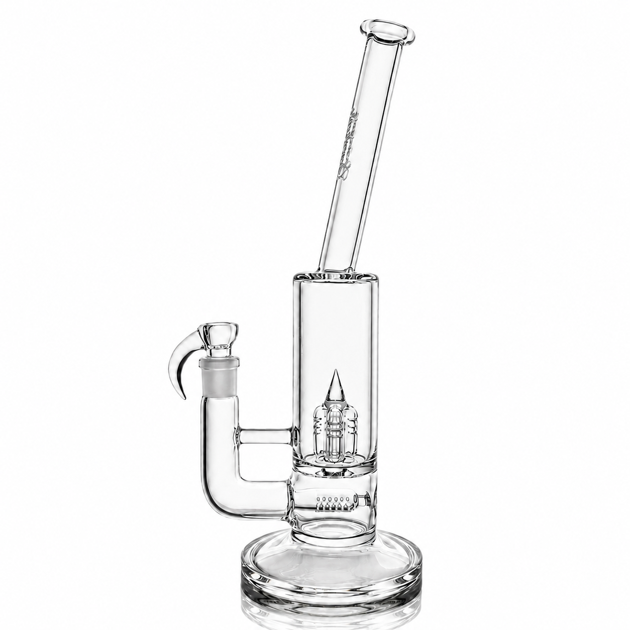 Sovereignty Mini60D Stemline 16mm 6 Cut DownGrid to Inverted 4 Bent Neck Clear Tube