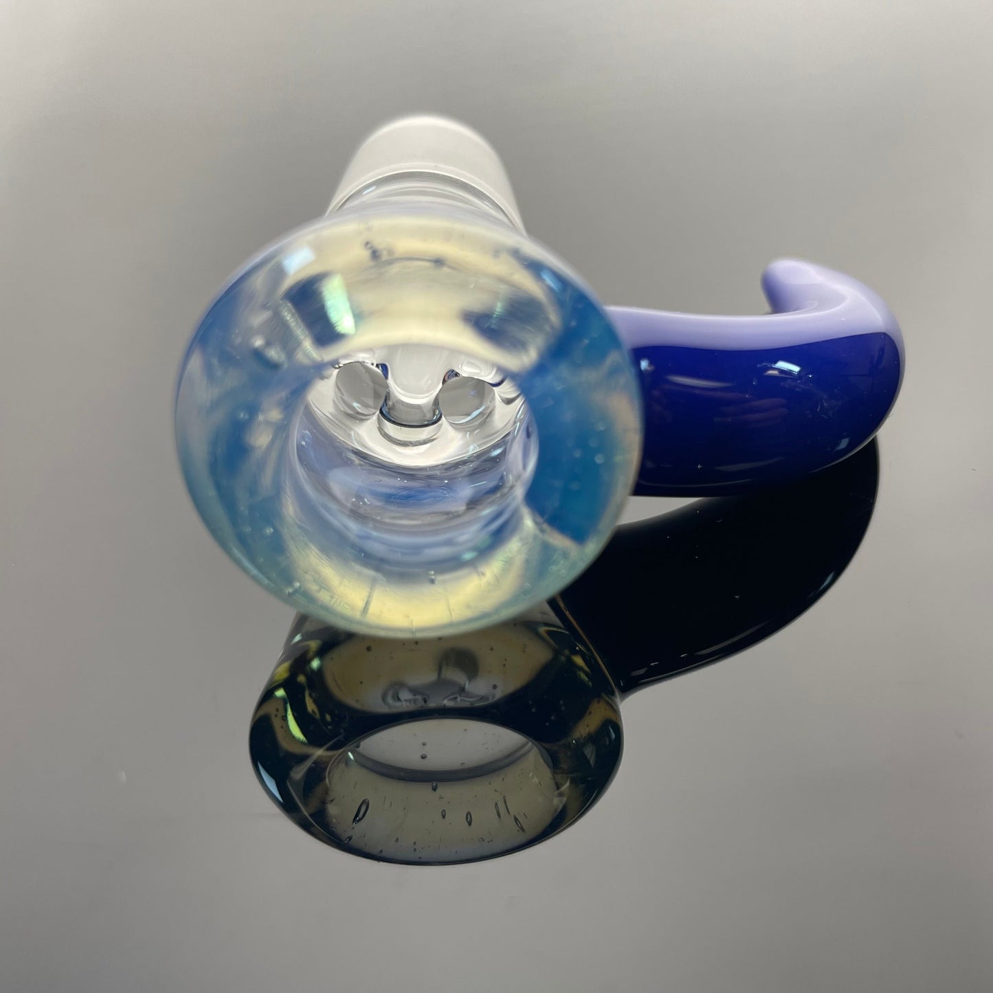 Green Belt Colour Accented Single Bubbler 18mm - Blu Razberry V2