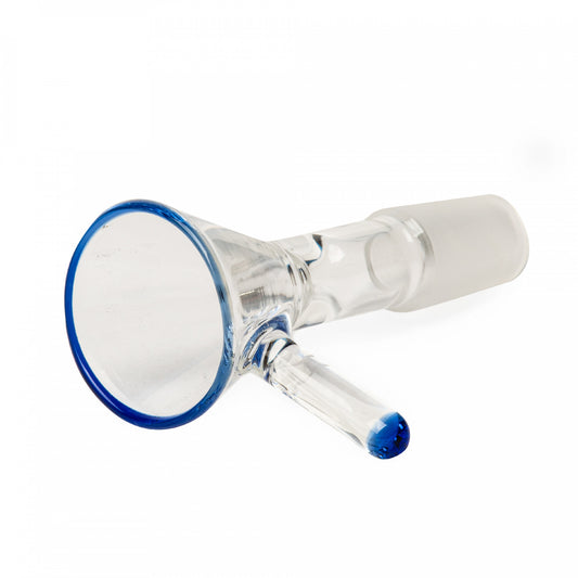 Gear Premium 14mm Clear Cone Bowl w/ Blue Accents