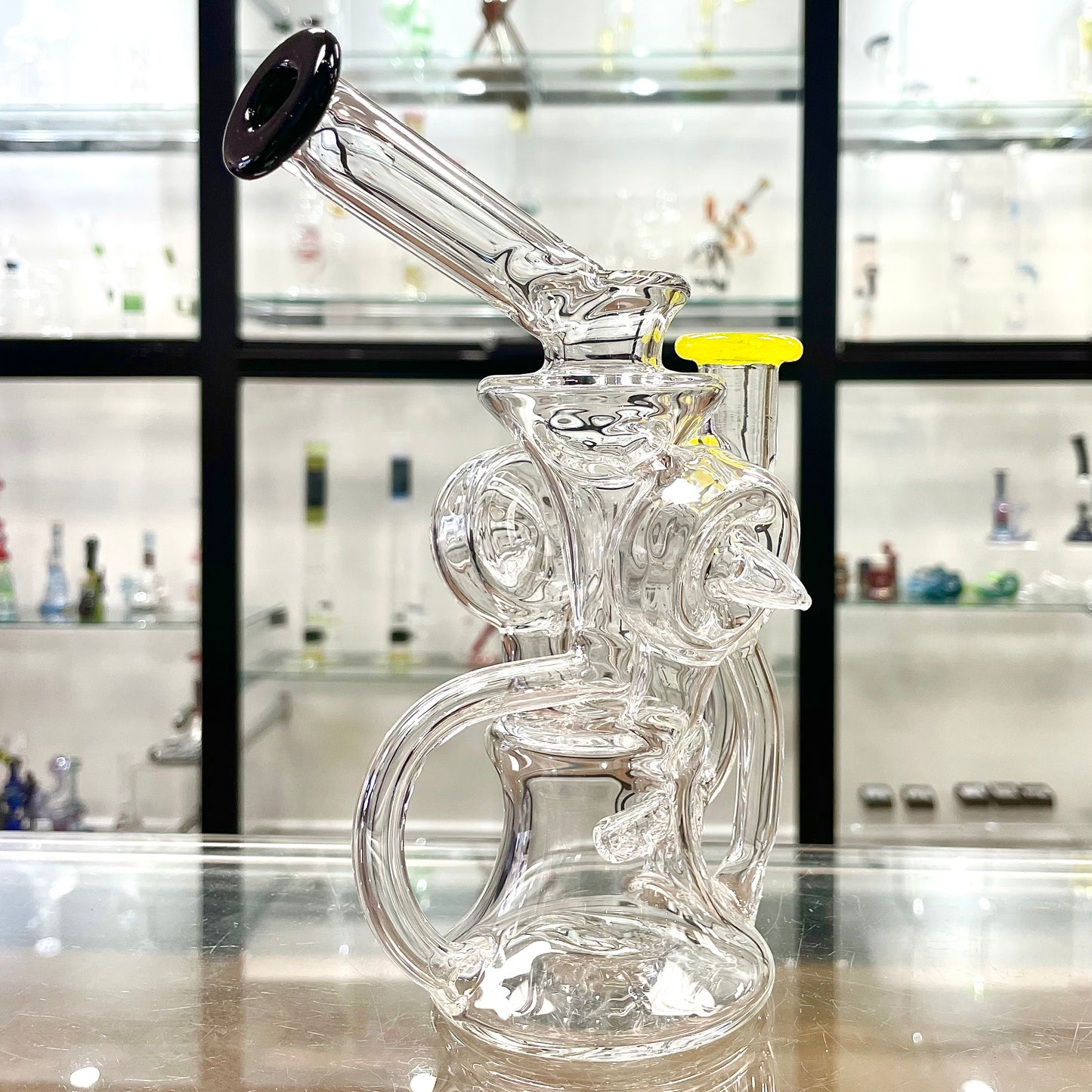 Mimzy Colour Accented Full Scroller Recycler - 14mm