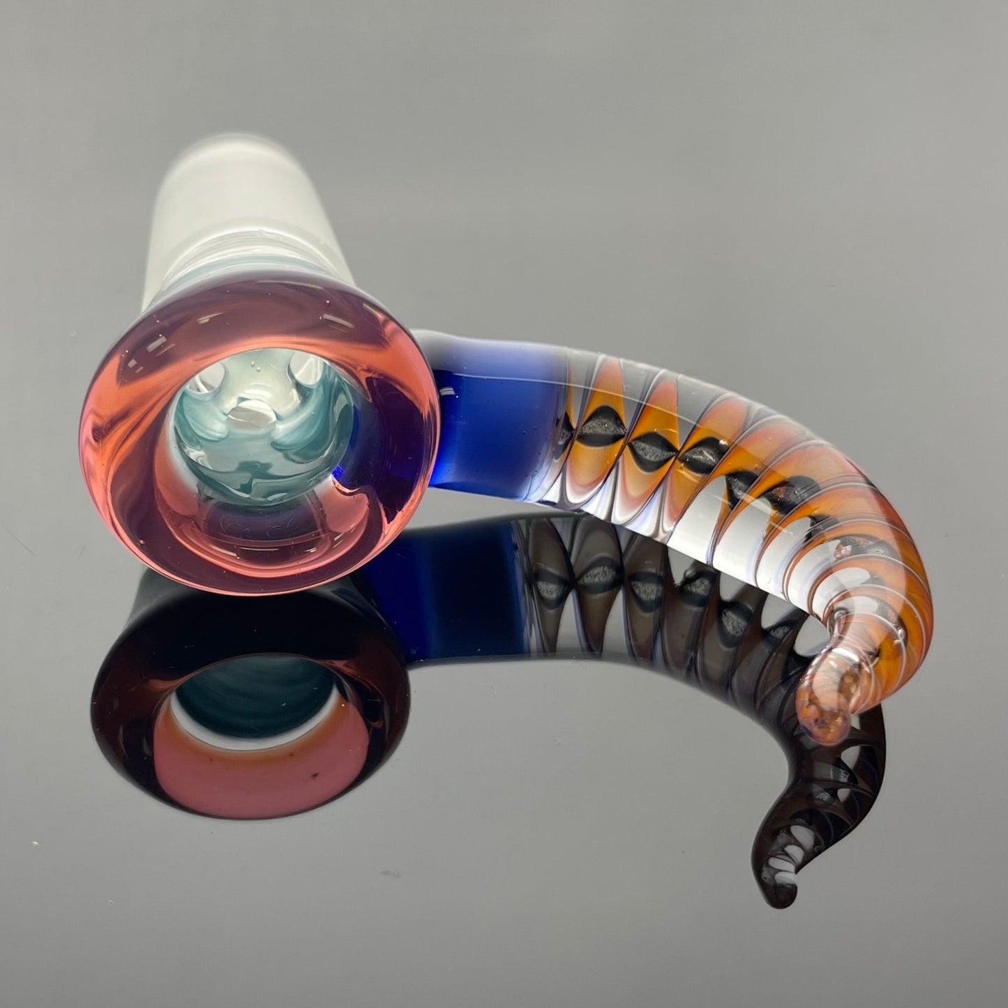 Mooks Glass 18mm 4 Hole Worked Bowl - #4