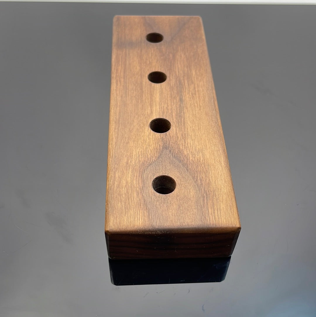 Futo 4 Hole Bowl Stand - 10mm Walnut