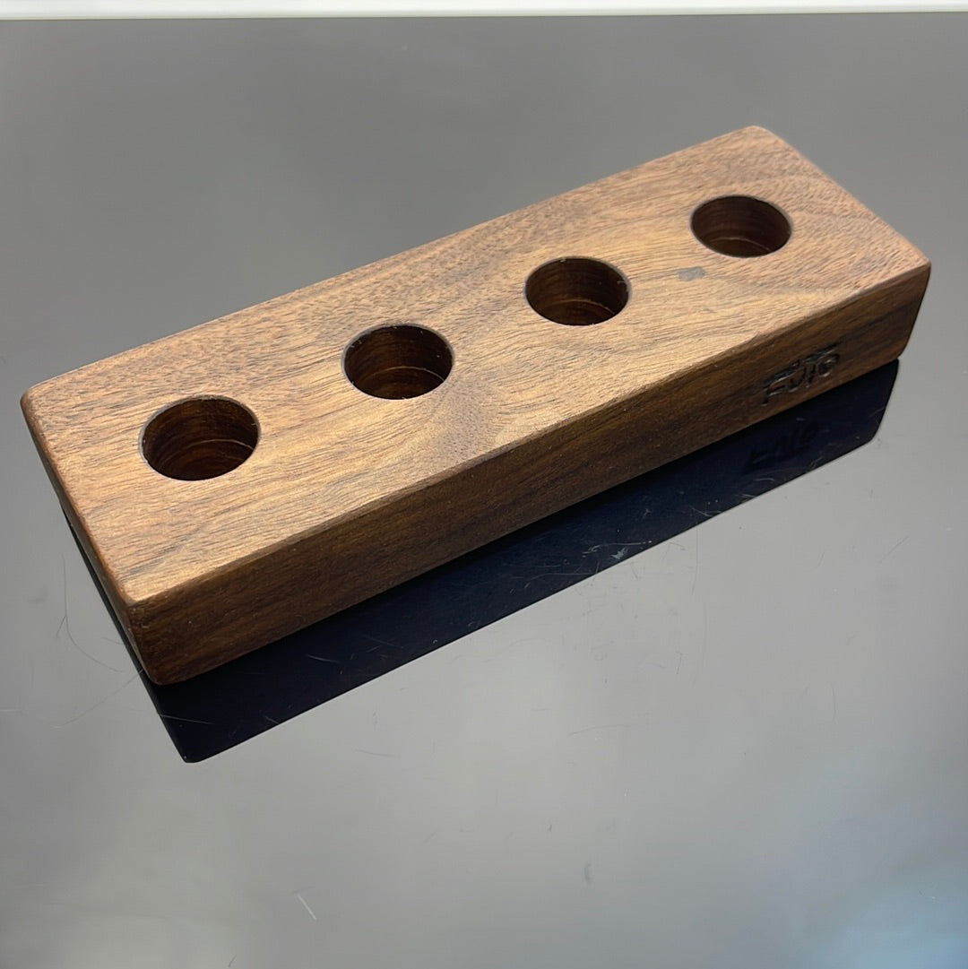 Futo 4 Hole Bowl Stand - 18mm Walnut