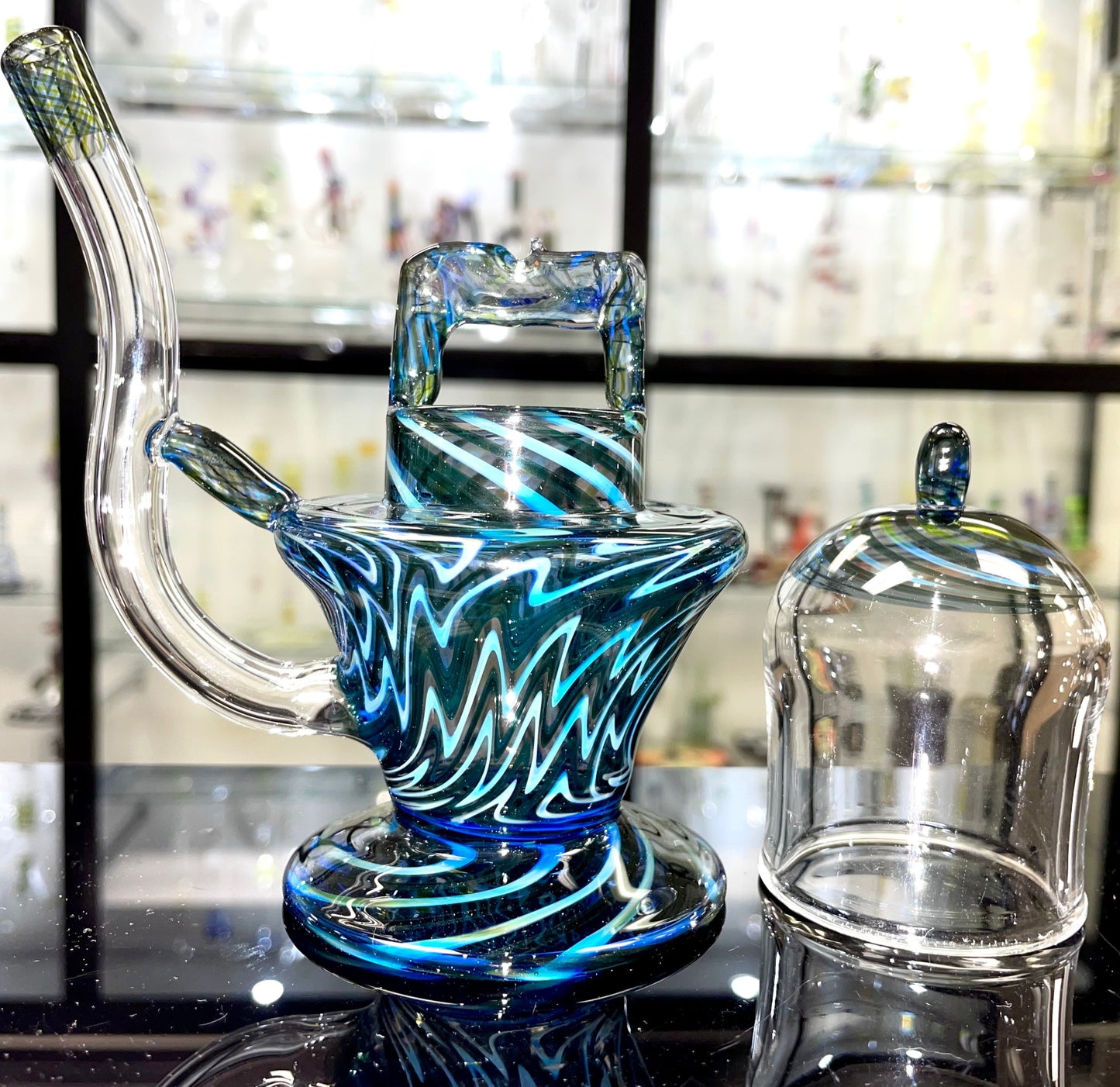 Mastah Glass Special Edition Worked Hash Lantern - Line Worked