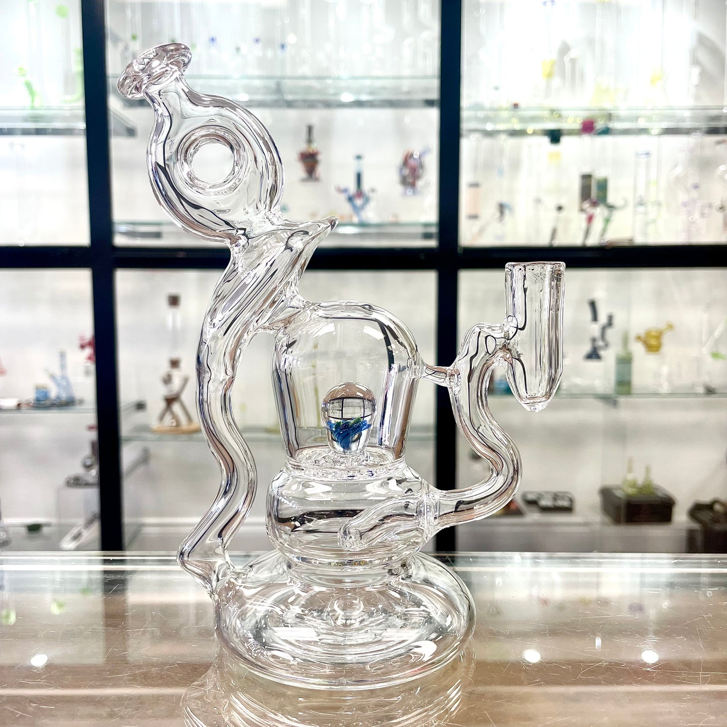 Mastah Glass 14mm 6 Hole Disk Recycler
