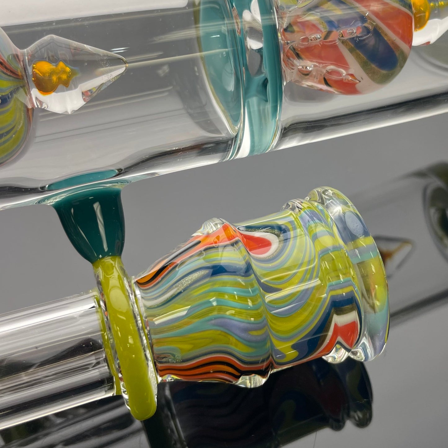 Blazed Worked 44mm 3 Line Tree Cycler Tube - Coogi