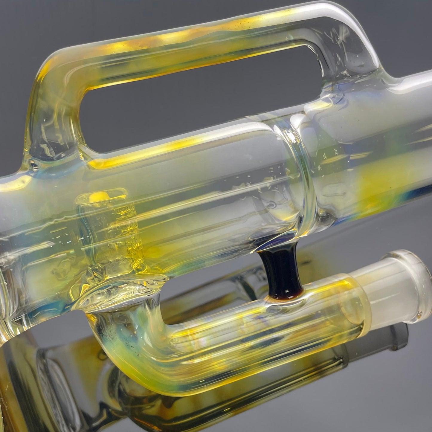 Green Belt Colour Accented Fume Inline Drain Tube - Mystery Aventurine
