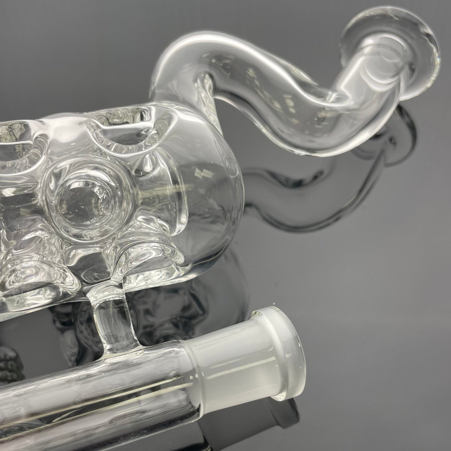 Mimzy V2 Clear Fab Rig w/ Bent Neck - 14mm