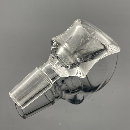 Nami Glass 14mm Large Angled Bowl - Clear