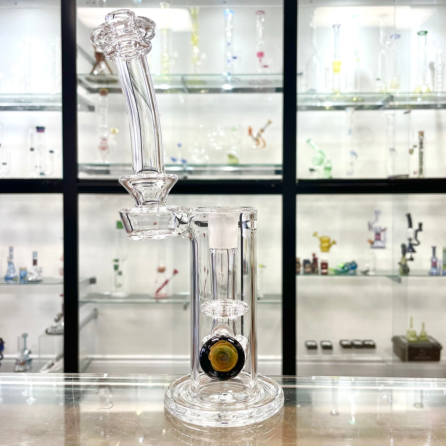 Discobox 14mm Terp Tower w/ Grids - Clear