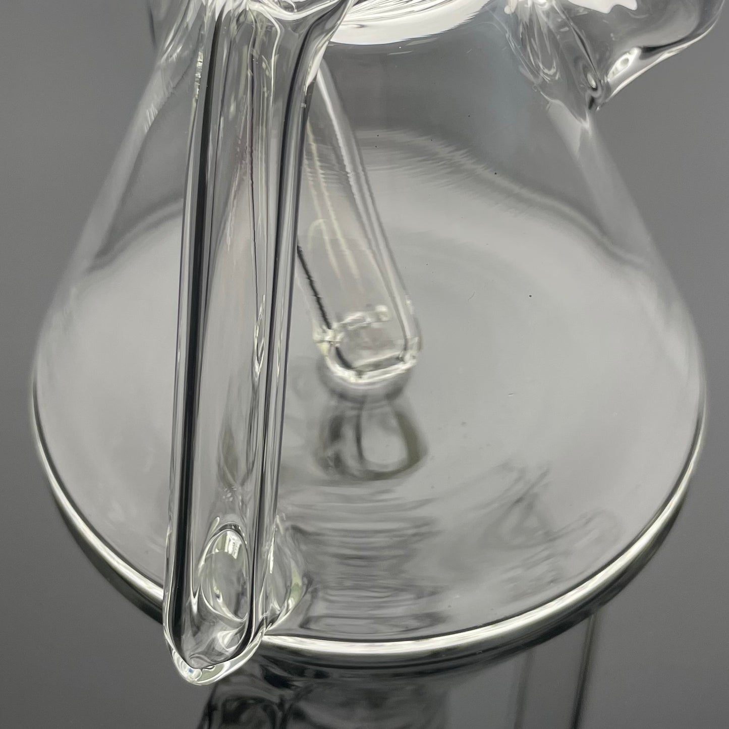 Discobox Colour Accented Single Recycler Beaker w/ Removable Stem - Royal Jelly Lite