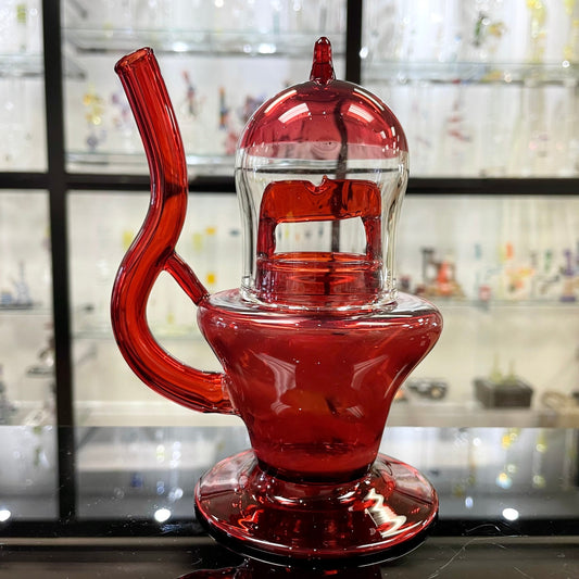 Mastah Glass Special Edition Worked Hash Lantern - Pomegranate / Phoenix